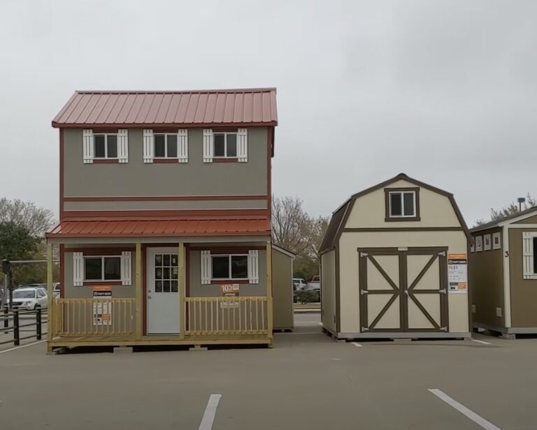 Man turns a $10,888 shed from Home Depot into a beautiful tiny home