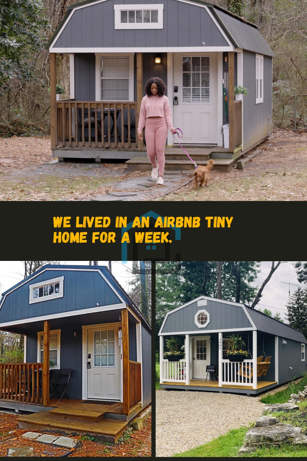We lived in an Airbnb tiny home for a week — and it was completely different than what we expected pin