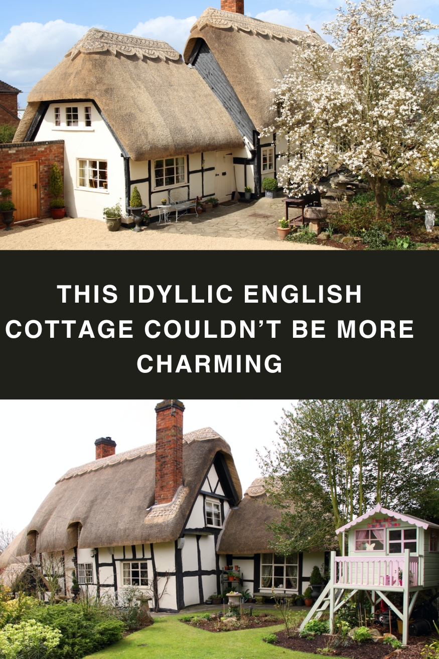 This Idyllic English Cottage Couldn’t Be More Charming pin