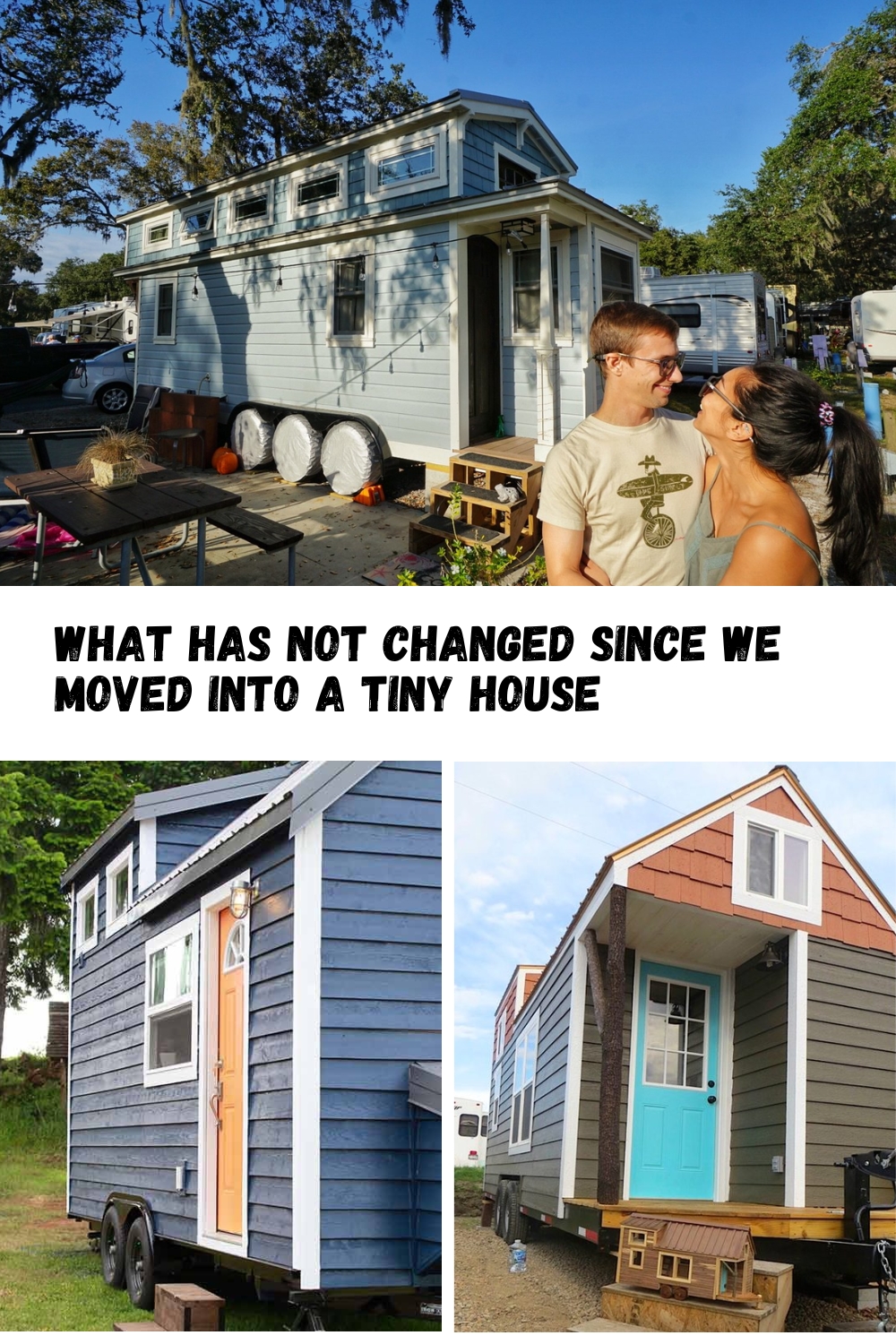 What HAS NOT Changed Since We Moved Into A Tiny House pin