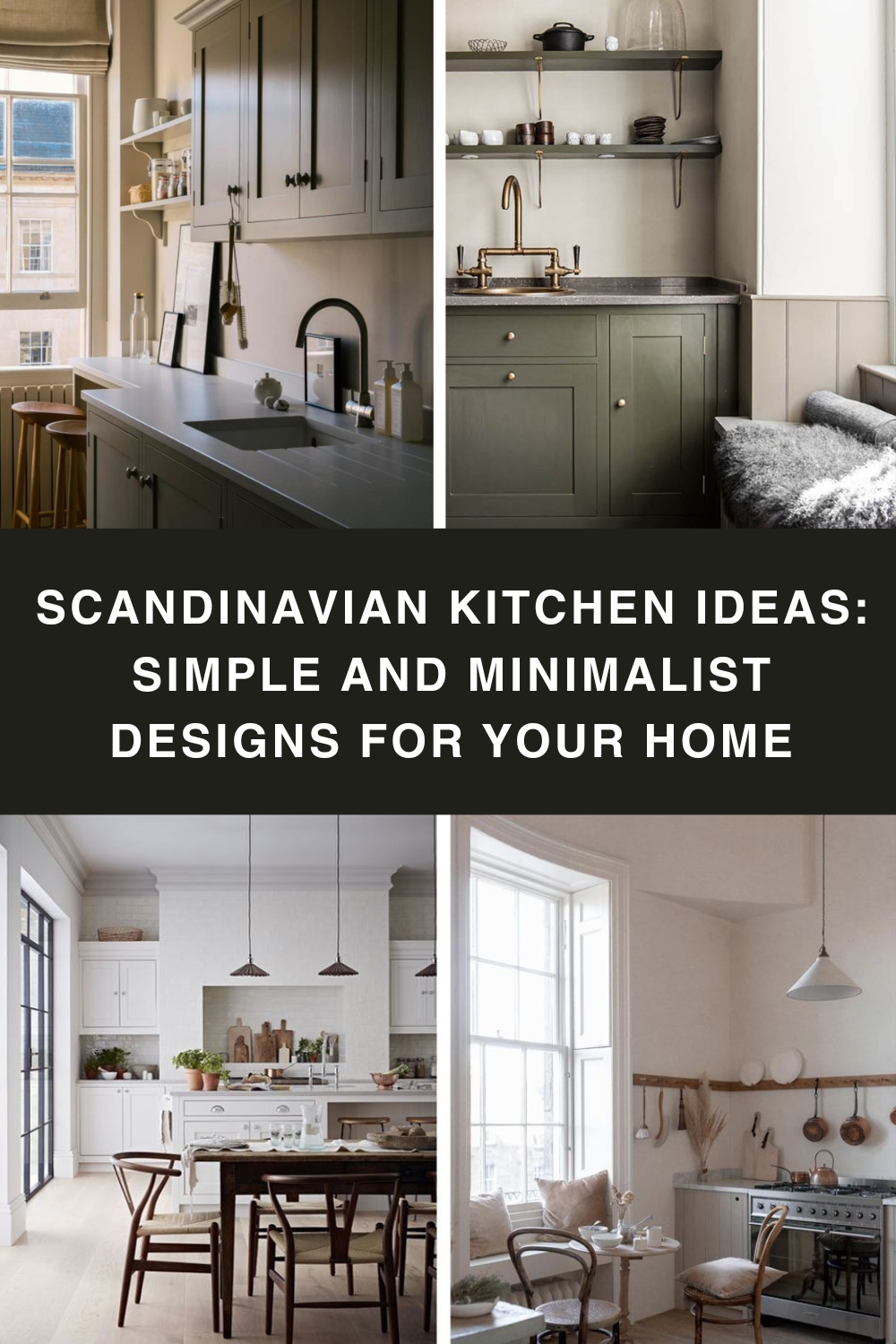 Scandinavian Kitchen Ideas: Simple and Minimalist Designs for Your Home pin