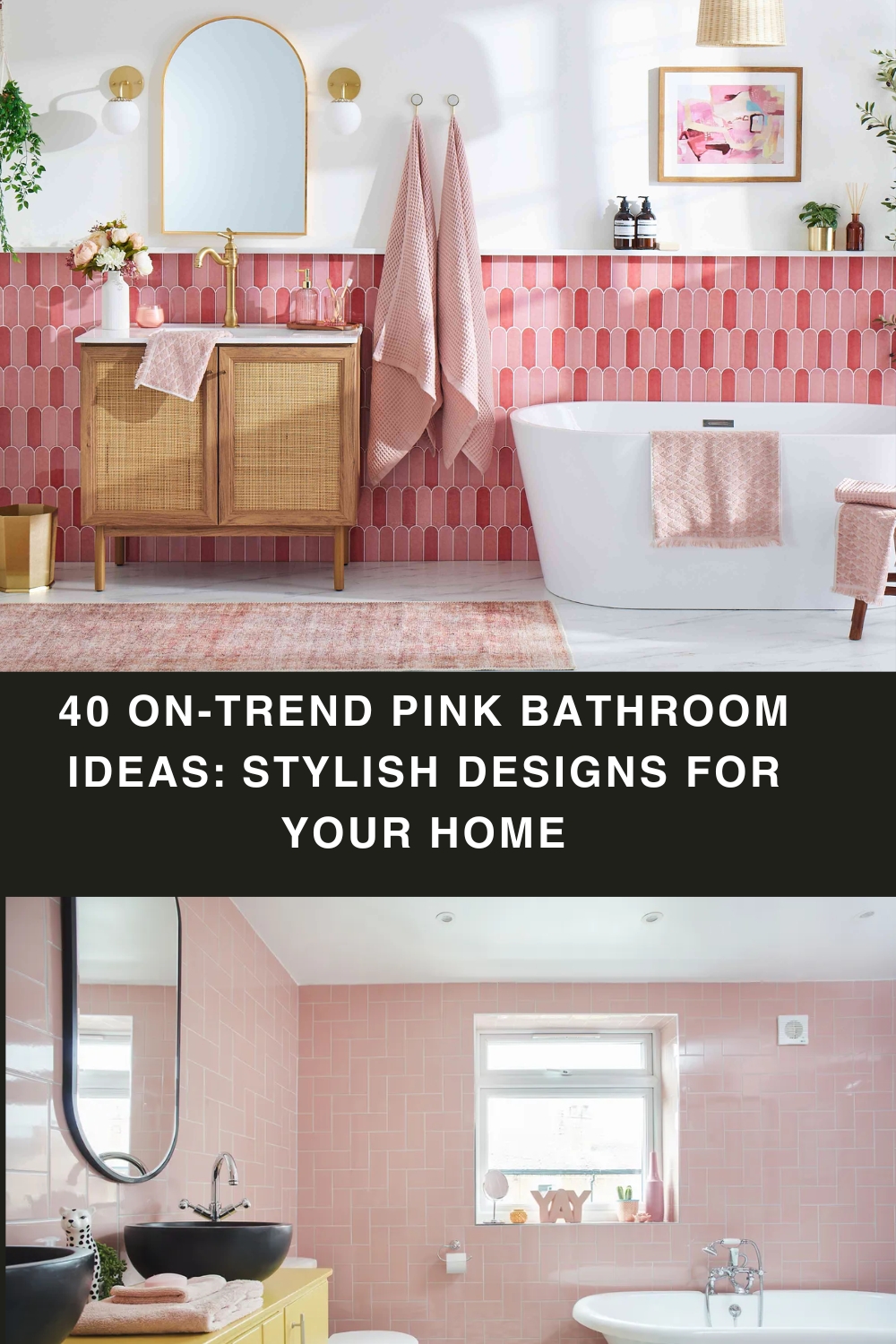 40 On-Trend Pink Bathroom Ideas: Stylish Designs for Your Home pin