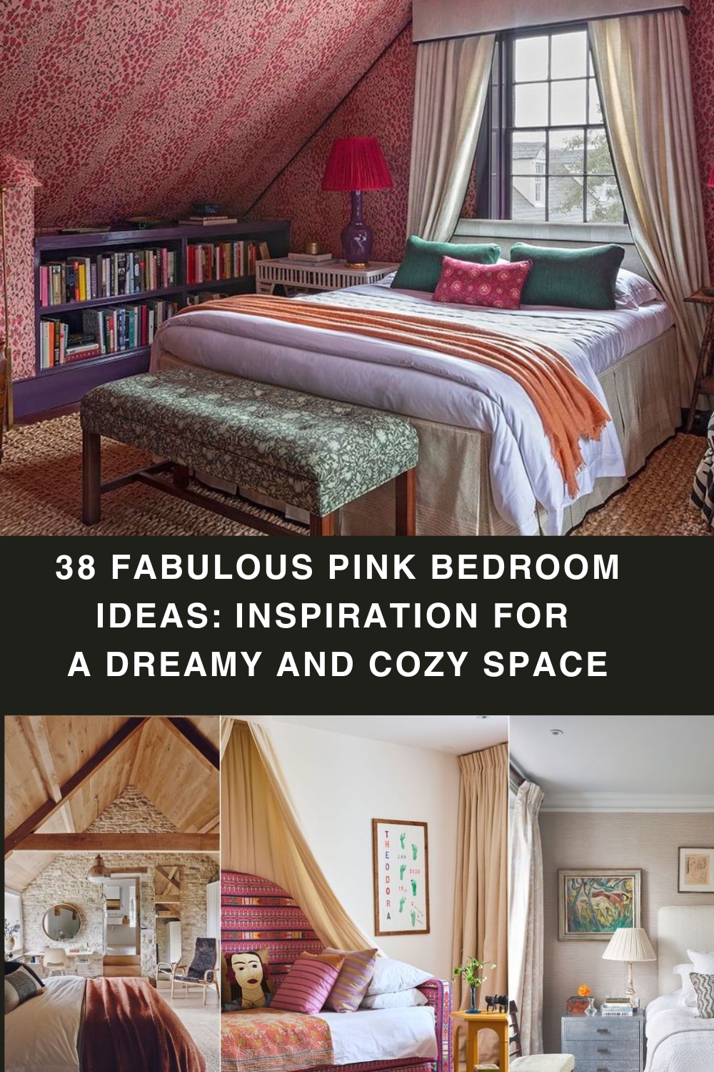 38 Fabulous Pink Bedroom Ideas: Inspiration for a Dreamy and Cozy Space pin