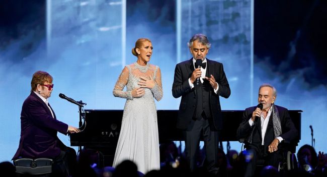 “Neil Diamond, Celine Dion, Elton John, and Andrea Bocelli Perform Moving 9/11 Tribute in Las Vegas”