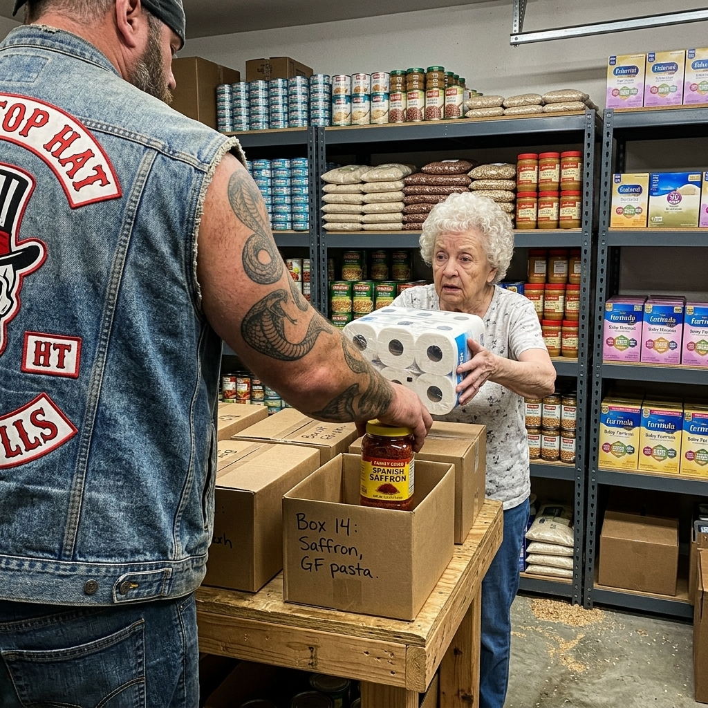 The Neighborhood Tried to Evict the 'Outlaw' Biker, Then They Found Out He Was Running a Food Bank in His Garage