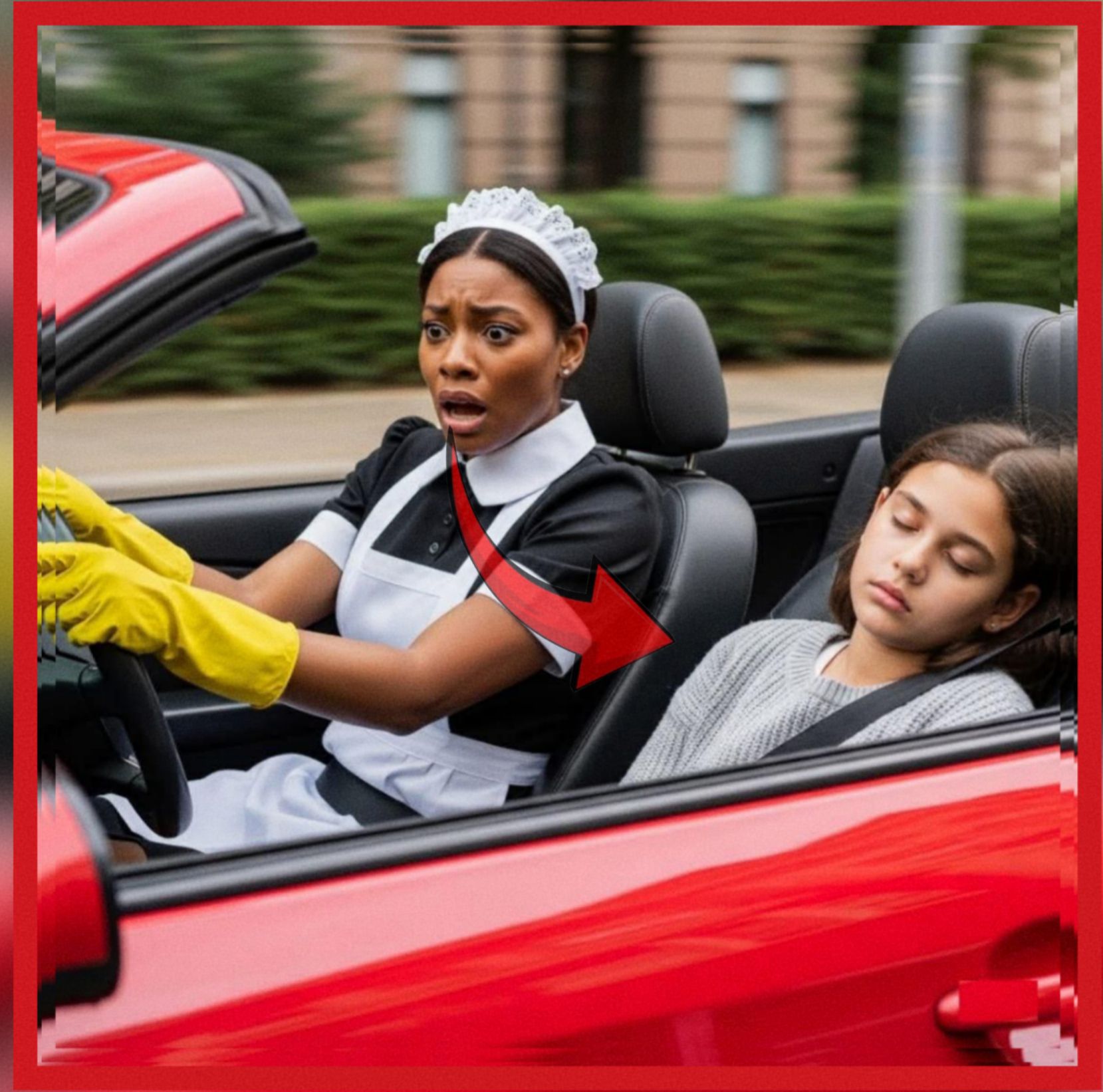 Poor Black Maid 'Steals' Billionaire’s Ferrari to Save His Daughter—His Reaction Shocks All