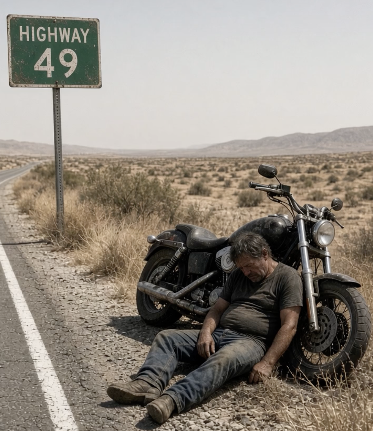 My father died alone on the side of Highway 49 last Tuesday