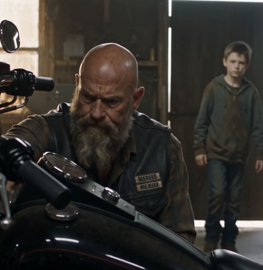The first thing Samuel noticed was that the boy knew motorcycles.